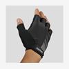 GripGrab RIDE Lite: Vadderade kortfingrade sommarhandskar Unisex Svart