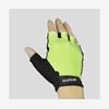 GripGrab W's RIDE Vadderade Kortfingrade Sommarhandskar Dam Gul Hi-Vis