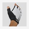 GripGrab RIDE Lite: Vadderade kortfingrade sommarhandskar Unisex Vit