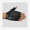 GripGrab RIDE Lite: Vadderade kortfingrade sommarhandskar Unisex Svart