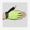 GripGrab W's RIDE Vadderade Kortfingrade Sommarhandskar Dam Gul Hi-Vis