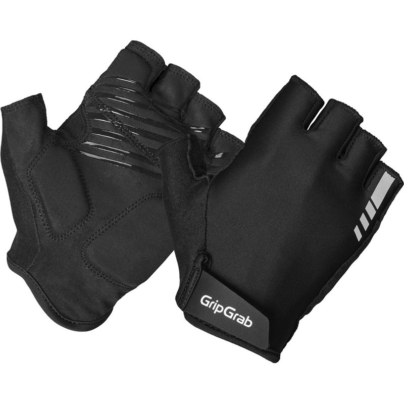 GripGrab W's RIDE Vadderade Kortfingrade Sommarhandskar Dam Svart