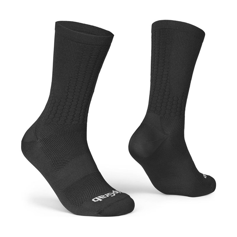 GripGrab FastStream: Aerocykelstrumpor Unisex Svart