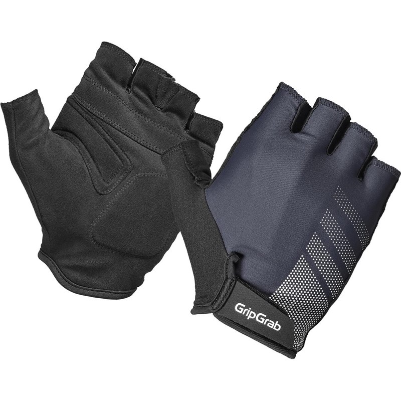 GripGrab RIDE Lite: Vadderade kortfingrade sommarhandskar Unisex Marin
