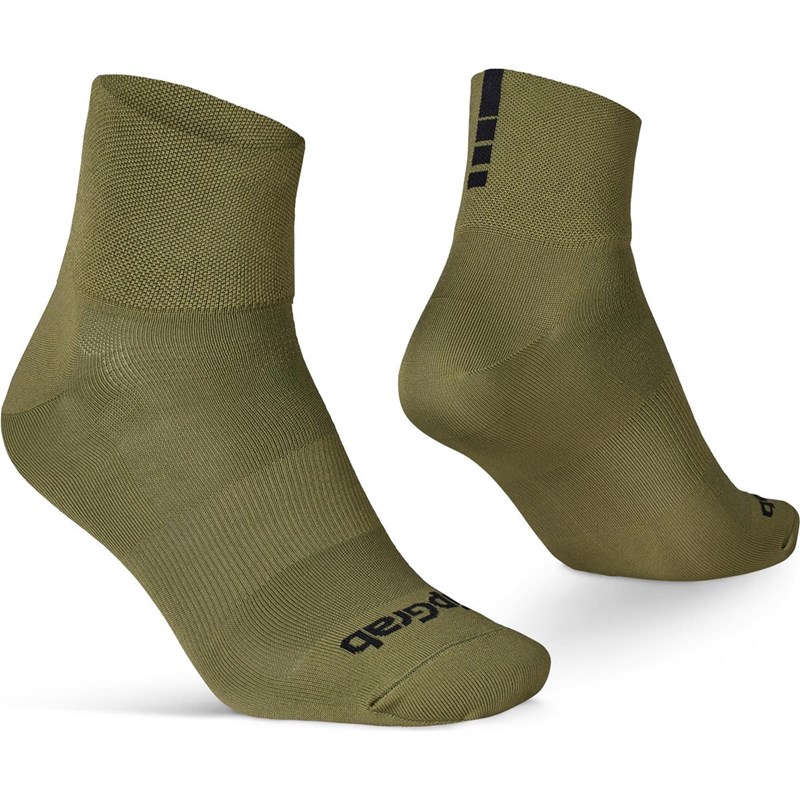 GripGrab Lightweight SL Short Sommarstrumpor Unisex Olivgrön