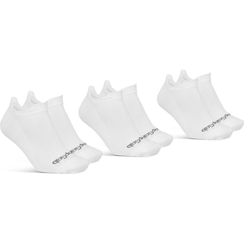 GripGrab Classic NoShow Sommarstrumpor 3-Pack Unisex Vit