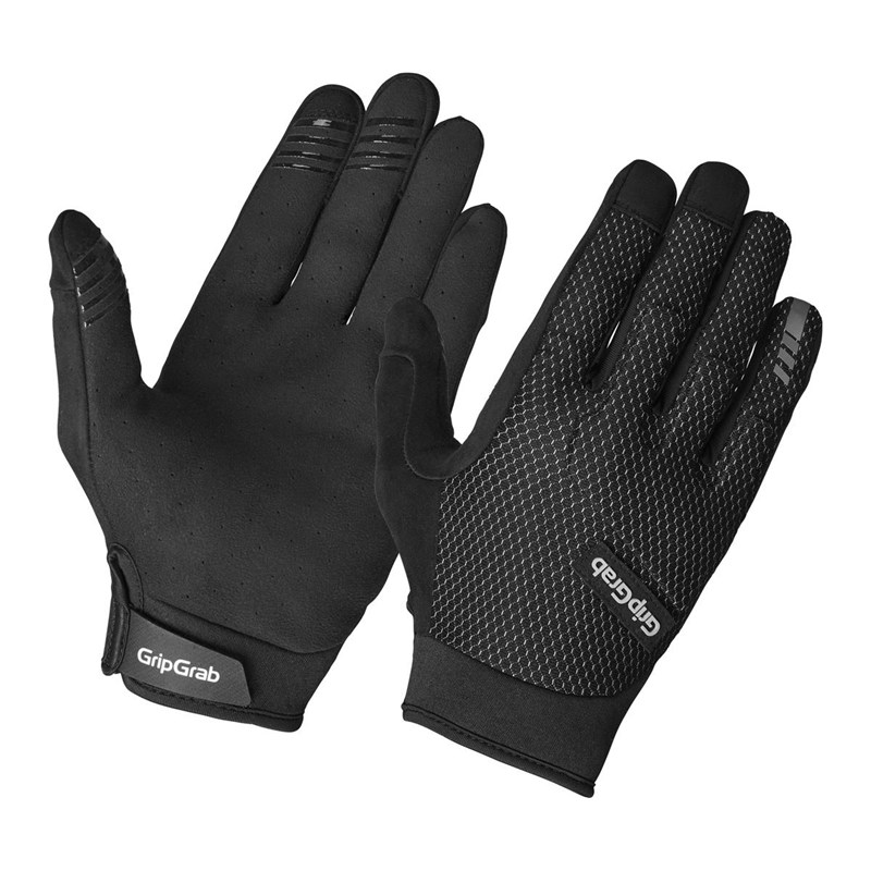 GripGrab Descent InsideGripT Långfingrade Sommarhandskar Unisex Svart