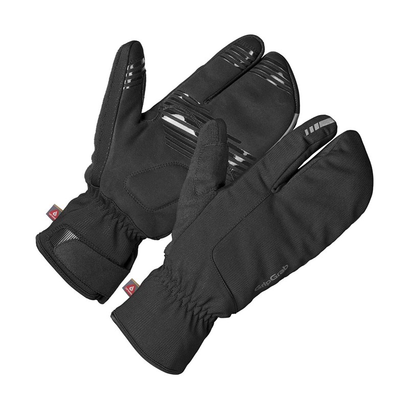 GripGrab Nordic 2 Lobster Vindtäta Vinterhandskar Unisex Svart