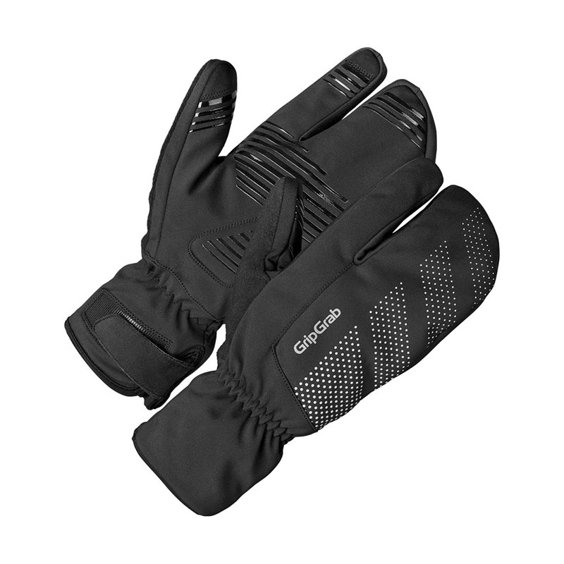 GripGrab RIDE Lobster Vindtäta Vinterhandskar Unisex Svart