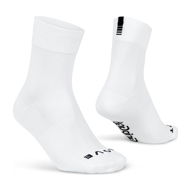 GripGrab Lightweight SL Regular Cut Sommarstrumpor Unisex Vit