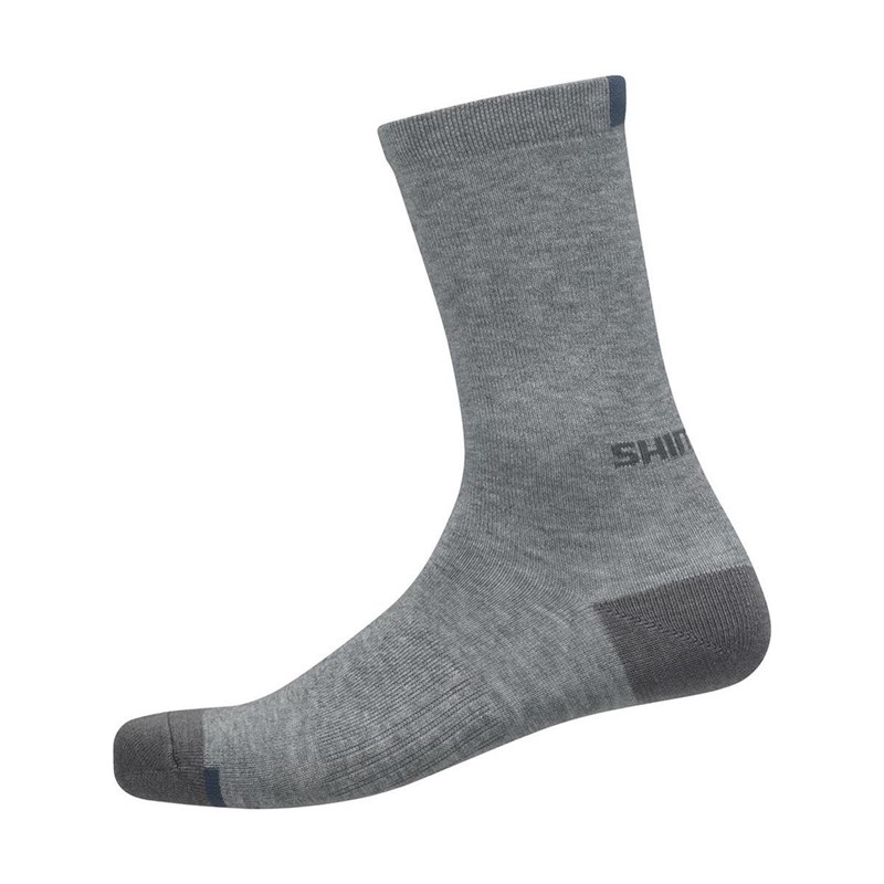 Cykelstrumpor Shimano Performance Wool Socks Grå