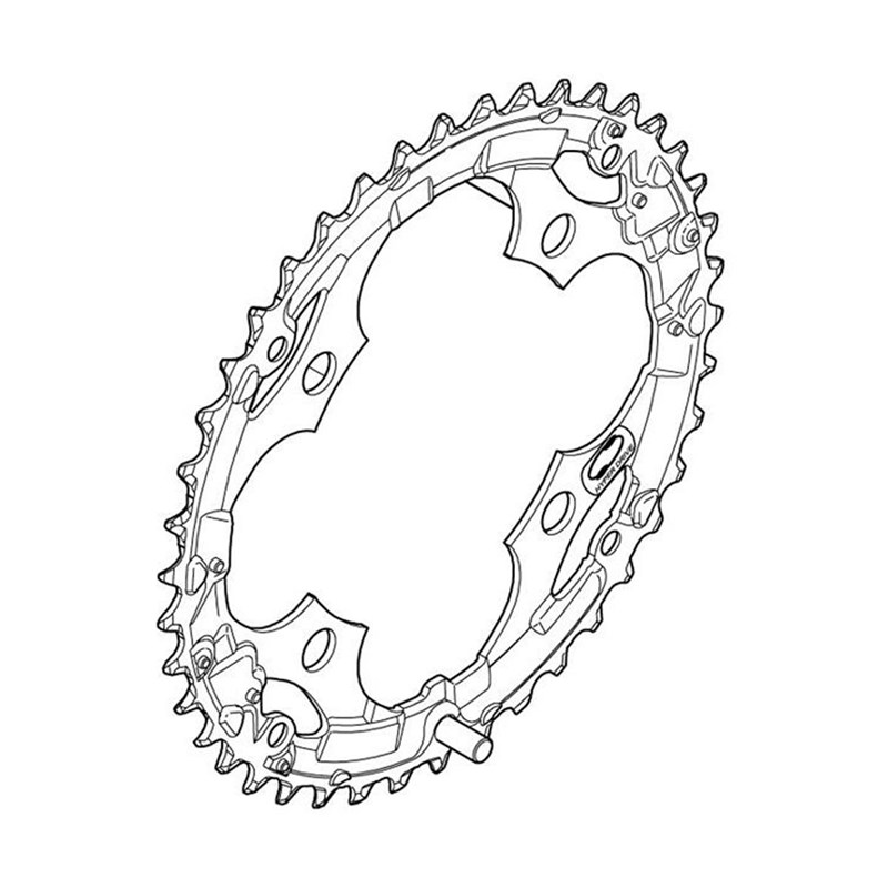 Kedjedrev Shimano Acera FC-M361 Svart 42 Tänder