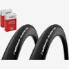 Däckpaket Vittoria Vätternrundan Rubino Pro G2.0 2st Däck+Slang 28-622