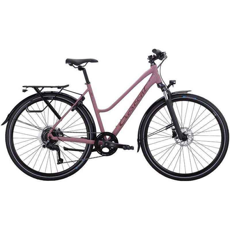Hybridcykel Dam Crescent Åkulla 28 Tum 9-Växlar Bordeaux