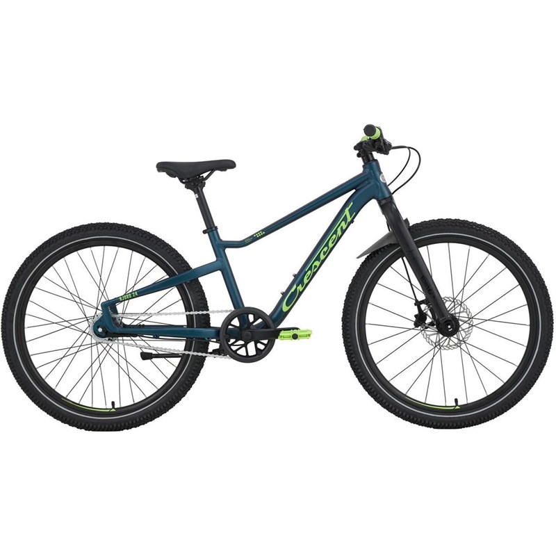 Barncykel Mountainbike Crescent Njord MTB Jr 24 Tum 7-Växlar Petrol