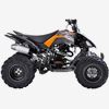 Fyrhjuling Viarelli Agrezza - 250cc ATV, orange och svart