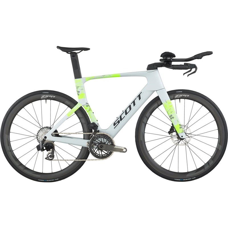 Racercykel Scott Foil RC TRI Vit