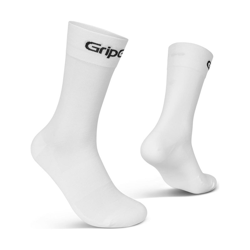 GripGrab RIDE High Cut Strumpor Unisex Vit