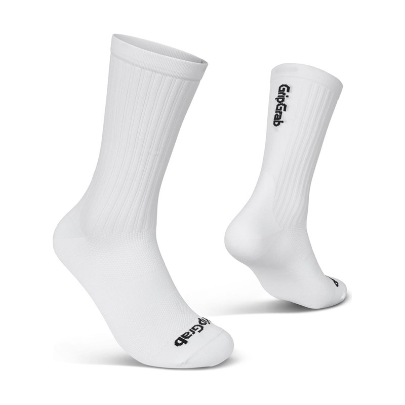 GripGrab PACR High Cut Strumpor Unisex Vit