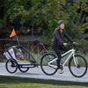 Cykelvagn Hamax Breeze White Green