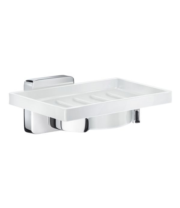 Sæbeskål Smedbo ICE OK342P Krom/Porcelæn