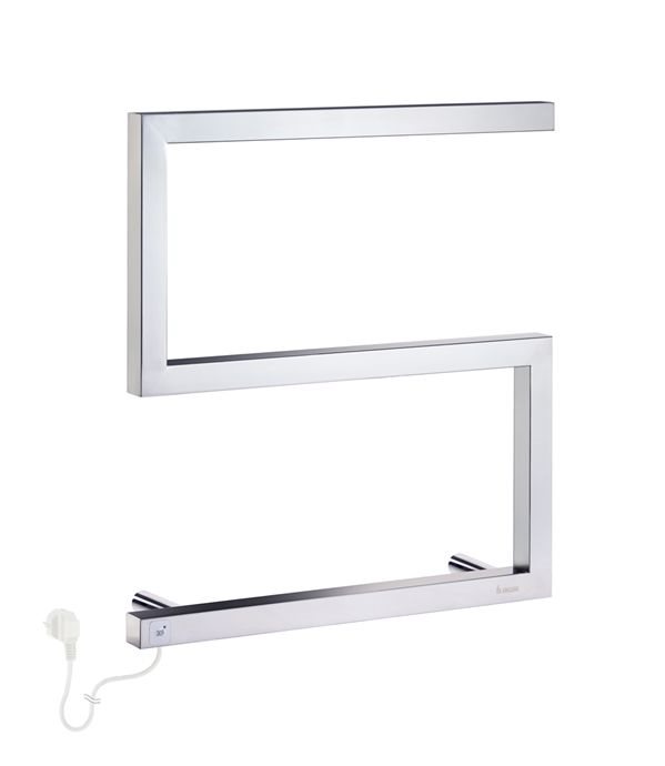 Smedbo Dry FK707 håndklædetørrer, el, 50x52,5 cm, poleret rustfrit stål