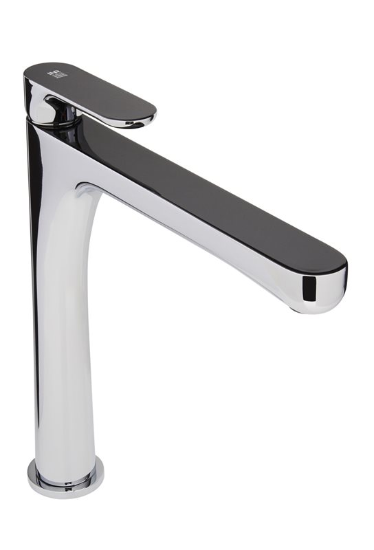 Håndvaskarmatur INR SLEEK Høj Krom/Sort