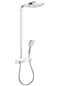 Brusesæt Hansgrohe Raindance Select E 300 3-jet Showerpipe Hvid/Krom