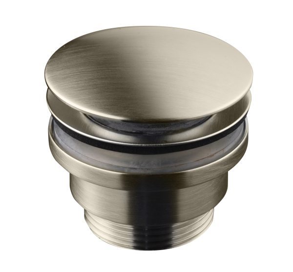 Bundventil Tapwell 68400 Universal Brushed Nickel (Kan ikke lukkes)