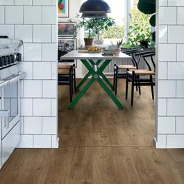 Laminatgulv Pergo Roskilde Brown Valley Oak Elegant Plank