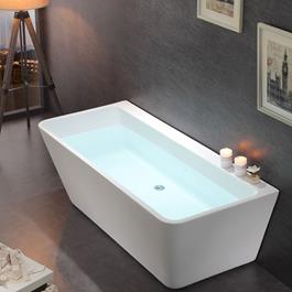 Badekar Bathlife Andrum 1500 Hvidt Poleret