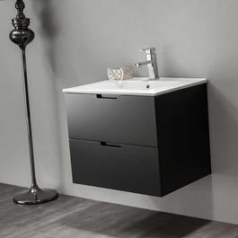 Vaskeskab Bathlife Glädje Sort inkl.vask