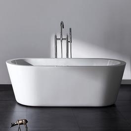 Bathlife Badekar Chakra Fritstående - Hvidt 1600 mm