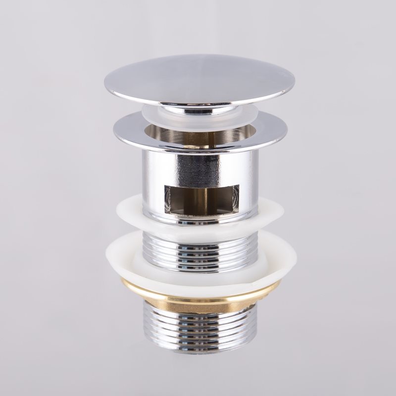 Bundventil Bathlife med Overløbsbeskyttelse Krom