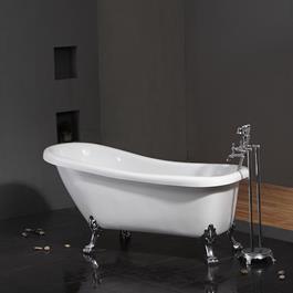 Potebadekar Bathlife Ideal Hvid/Krom 1530 Poleret