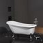 Potebadekar Bathlife Ideal 1530 mm Hvid/Krom