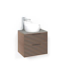 Macro Design Vaskeskab Crown Stripe Fritstående Håndvask
