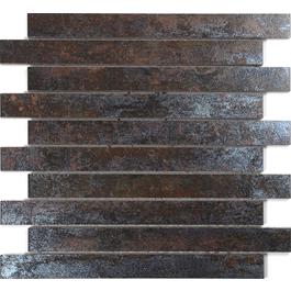 Klinkermosaik Arredo Iron Rust Brick 3x30 cm (30x30 cm)