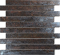 Klinkermosaik Arredo Iron Rust Brick 3x30 cm (30x30 cm)
