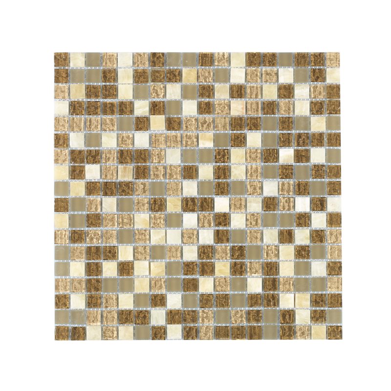 Krystalmosaik Arredo Exclusive Stone Light brown Blank 1,5x1,5 cm (30x30cm)