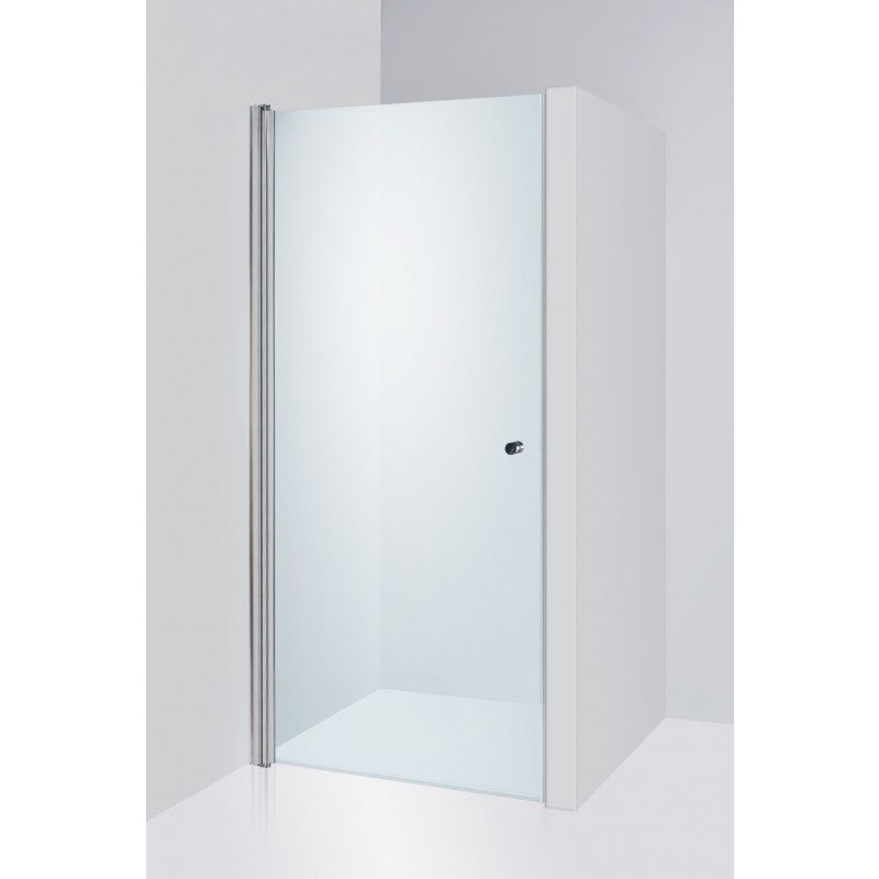 Duschbyggarna Brusedør Swing De Luxe 900 Klart Glas Krom