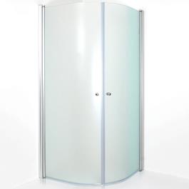 Brusehjørne Arredo Maja 900 x 900 ClearShield Frostet Glas Mat Profil