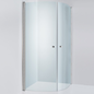 Brusehjørne Duschbyggarna Corny De Luxe 800X800 Krom/Klart Glas