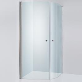 Brusehjørne Duschbyggarna Corny De Luxe 800X800 Krom/Matteret Glas