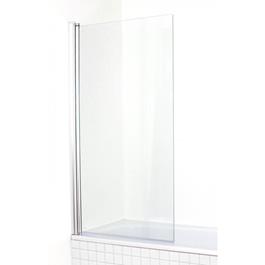 Badekarsdør Arredo Molly 800 mm  Klart Glas Mat Profil