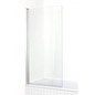 Badekarsskærm Arredo Molly 800 mm Klart Glas Mat Profil