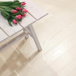 Trægulv Tarkett Shade Ask Pearl White Plank Lak 2200