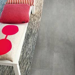 Vinylgulv Pergo Tile Dark Grey Concrete Optimum Click