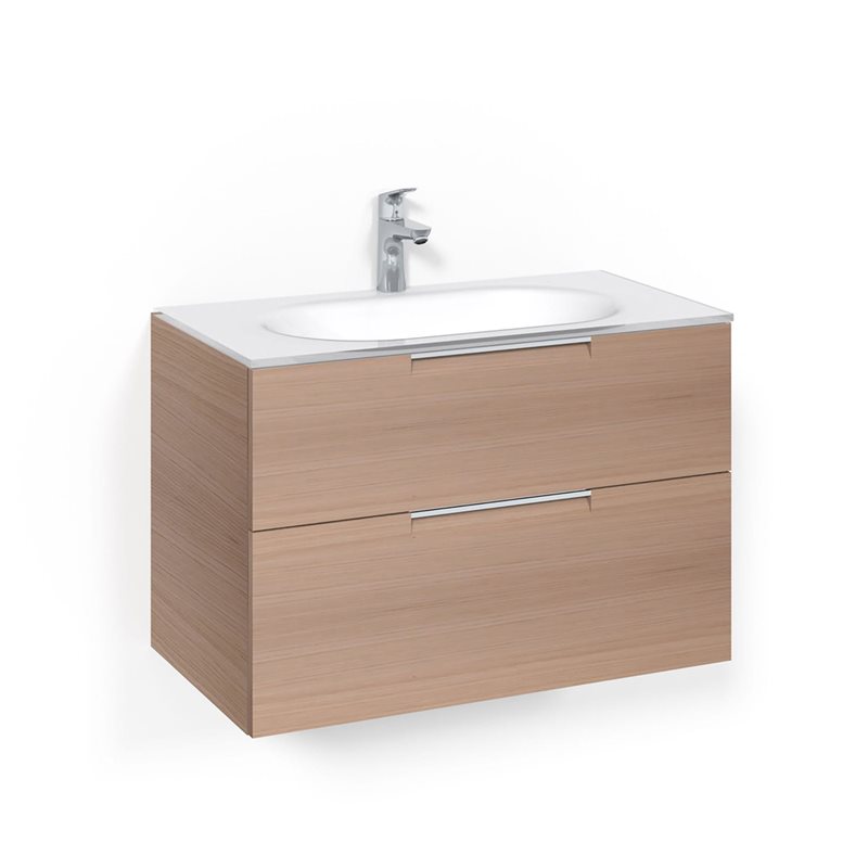 Macro Design Vaskeskab Crown Grip Med håndvask i glas