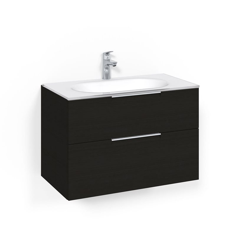 Macro Design Vaskeskab Crown Grip Med håndvask i glas